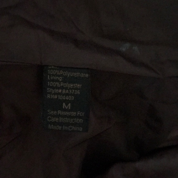 Blu pepper pleather jacket burgundy only wore once - Picture 8 of 8